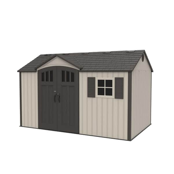 slide 2 of 10, Lifetime 12.5 Ft. x 8 Ft. Outdoor Storage Shed