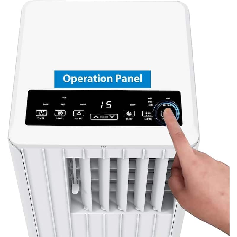 8000 BTU Portable Air Conditioner Cools Up to 350 Sq.Ft, 3-in-1