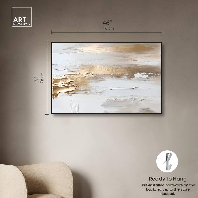 Soothing Waves Canvas by Art Remedy