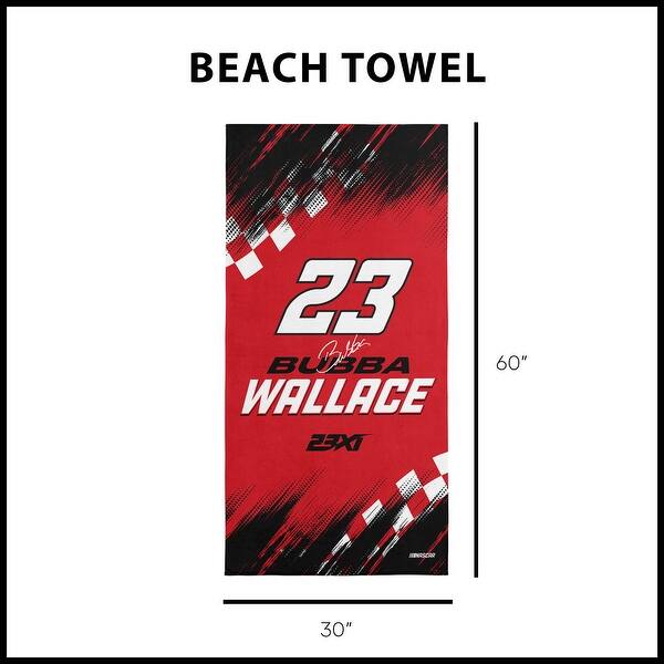 dimension image slide 8 of 19, NASCAR Simple Speed Beach Towel