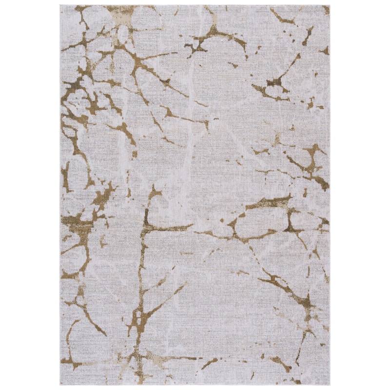 SAFAVIEH Marvel Fazile Modern Rug - 5'3" x 7'6" - Beige/Grey - 5'3" x 7'6"