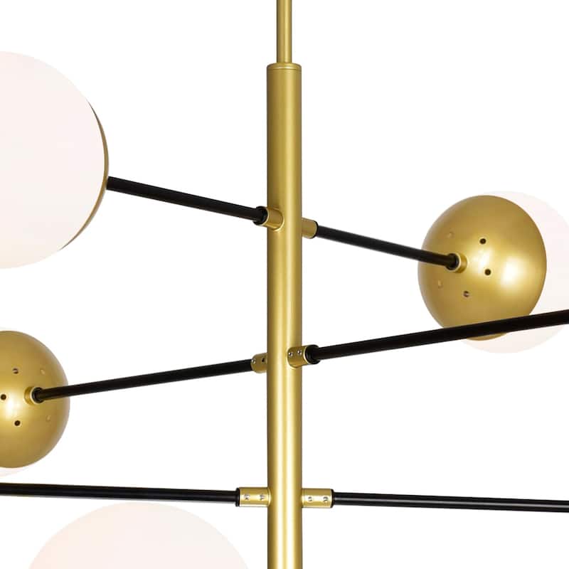 Compass 10 Light Chandelier With Medallion Gold Finish - Medallion Gold