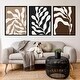 preview thumbnail 6 of 5, Retro Matisse Inspired Botanical - set of 3 by The Creative Bunch Studio Framed Wall Art Print