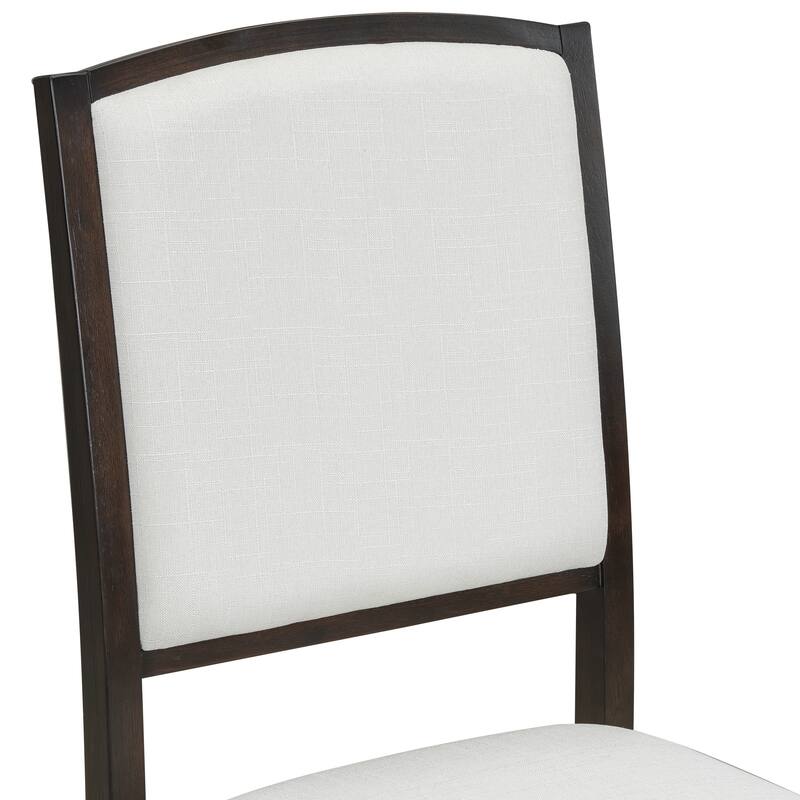 5-Piece Extendable Dining Set with Wood Table, Kitchen Table Set with 4 Upholstered Chairs for Dining Room