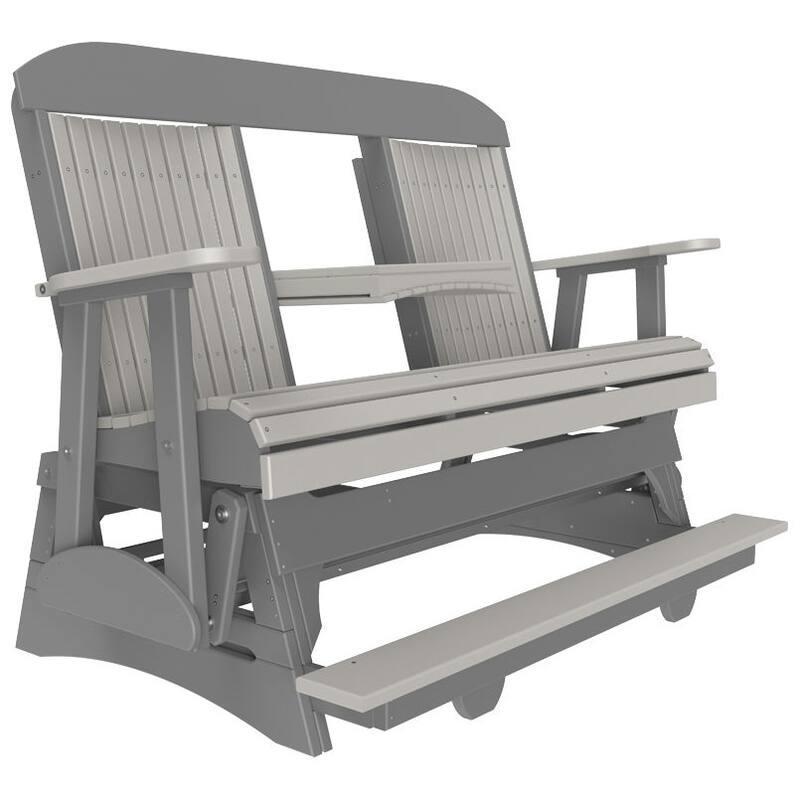 Outdoor All-Weather Poly Lumber Classic Balcony Glider
