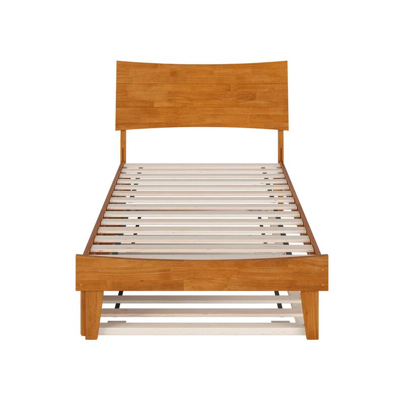 Phoenix Wood Platform Bed with Trundle