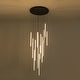 preview thumbnail 38 of 61, 8/12/18-Light Dimmable Integrated LED Chandelier Linear Kitchen Island Light