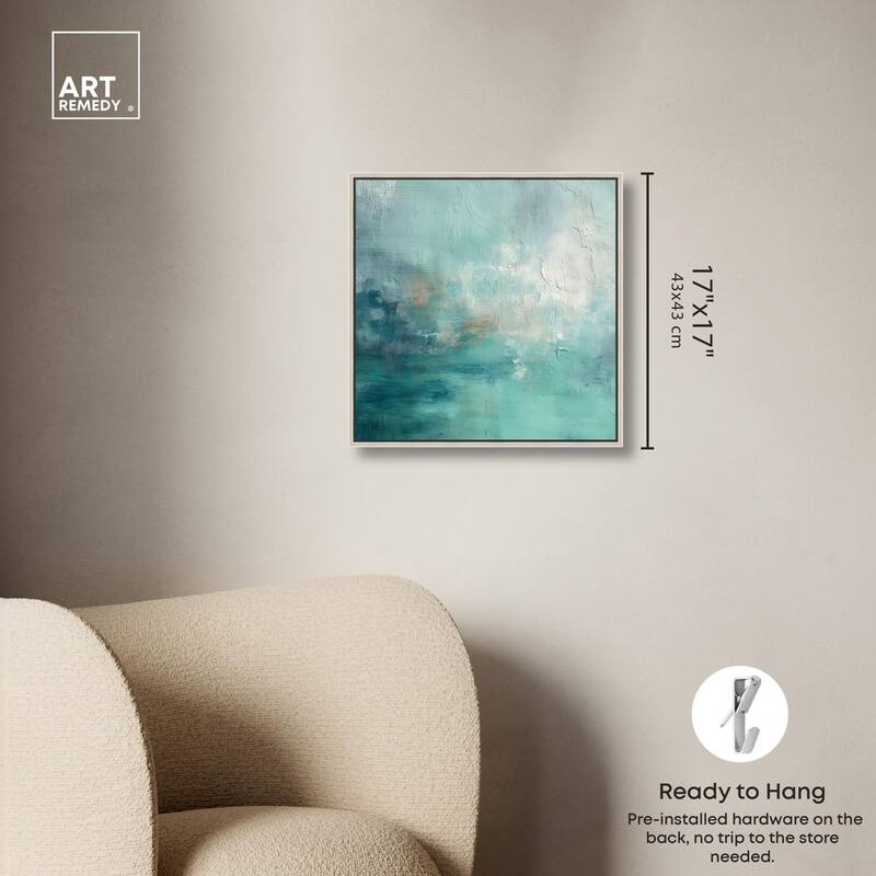 Green Blue I Canvas by Art Remedy