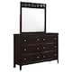 Option Dresser with Mirror (Cappuccino)