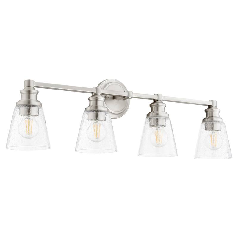 Quorum International Dunbar 4 Light 32" Wide Bathroom Vanity Light