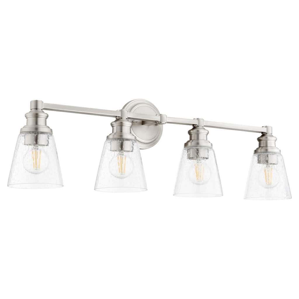 Quorum International Dunbar 4 Light 32" Wide Bathroom Vanity Light