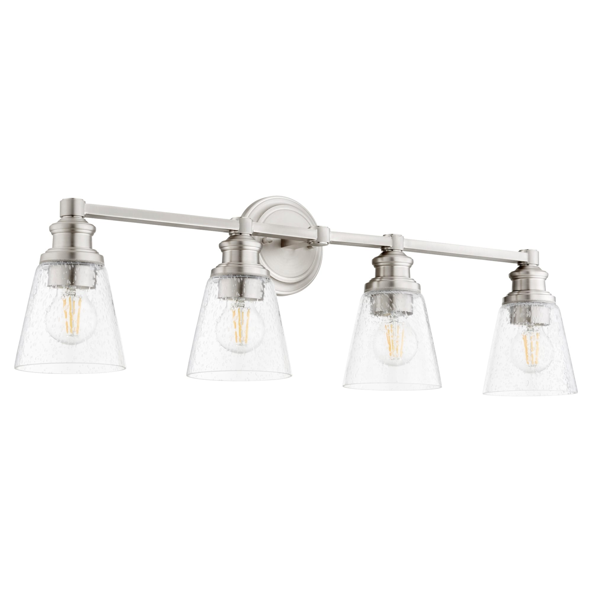 Quorum International Dunbar 4 Light 32" Wide Bathroom Vanity Light