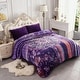 preview thumbnail 51 of 67, Heavy Crafted Thick Floral 9-pound Winter Fleece Blanket 85"x95"