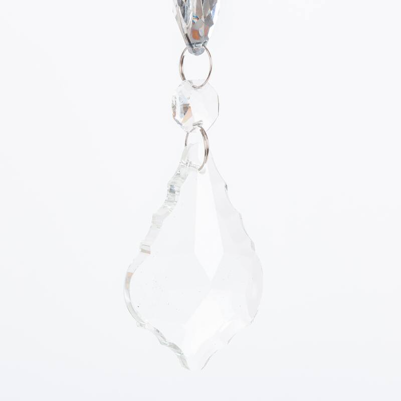 Luxurious 12 Piece Glass and Acrylic Jewel Ornament Set