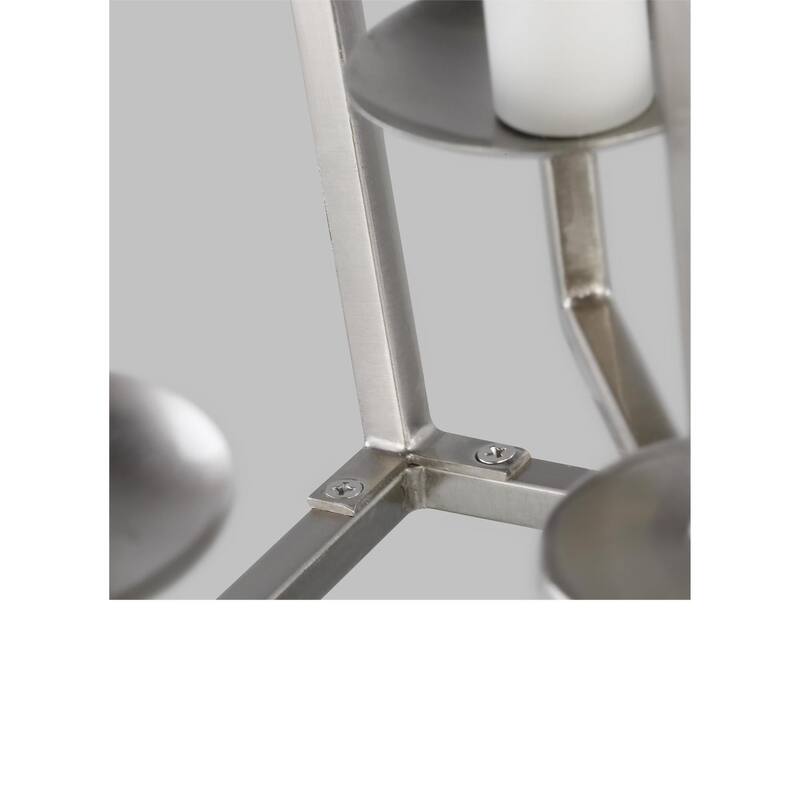 Bellevue Moselle 4 Light 17" Wide Taper Candle Chandelier