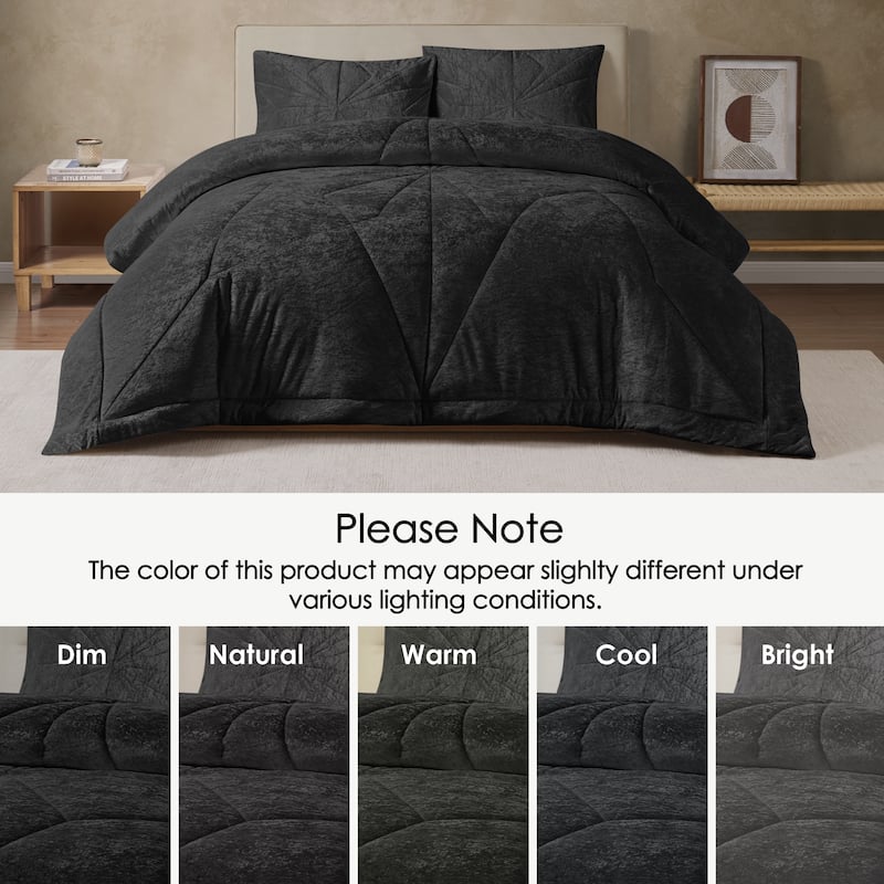 Gabriel Geometric Quilted Comforter Set
