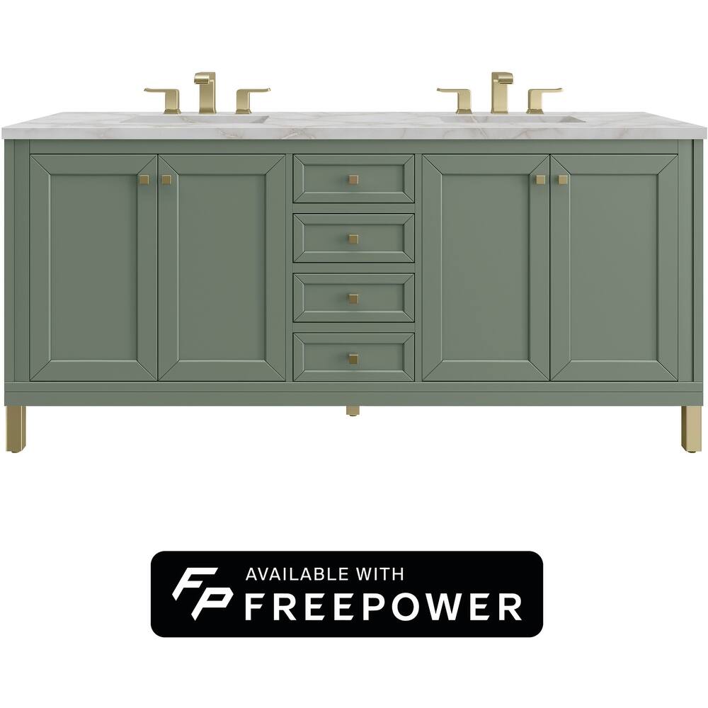 James Martin Vanities 503-V72-FVSL Chicago 72" Free Standing Double