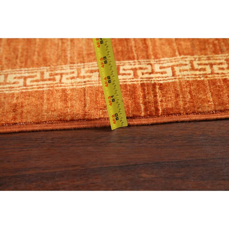 Gabbeh Kashkoli Hallway Runner Rug Hand-knotted Oriental Wool Carpet - 2'8" x 9'10"