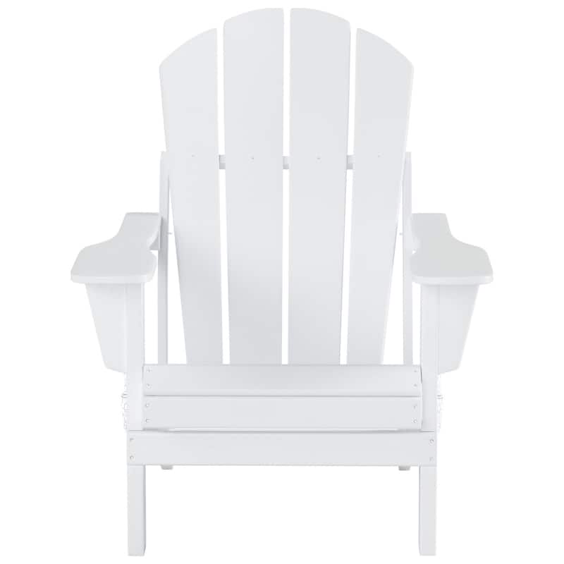 Laguna Hdpe All Weather Outdoor Patio Foldable Adirondack Chairs Conversation Set (12-Piece Set)