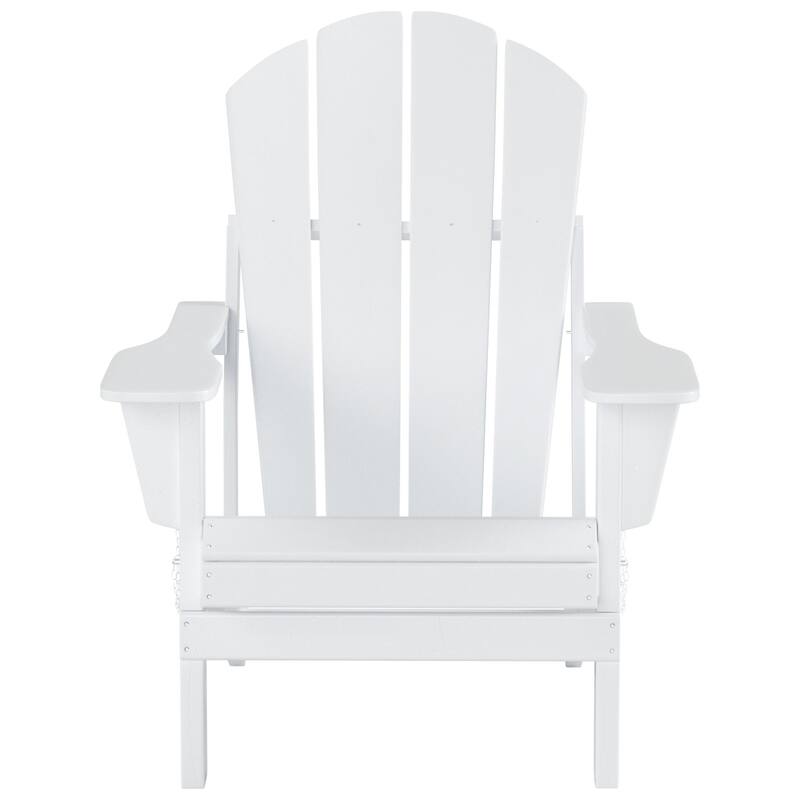 POLYTRENDS Laguna Outdoor Eco-Friendly Poly Folding Adirondack Chair (Set of 2)