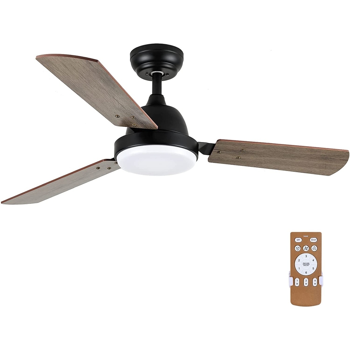44-inch Ceiling Fan with LED Light and 