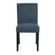 preview thumbnail 23 of 43, Modern Simple Set of 2 Modern Comfortable Upholstered Foam Fabric Dining Chairs with Solid Rubber Wooden Legs for Dining Room