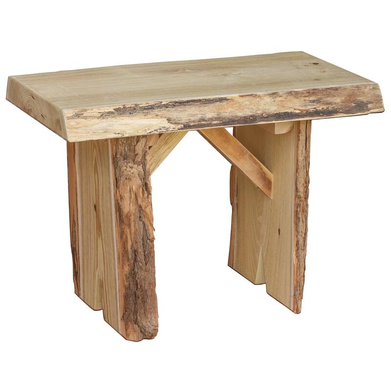 Live Edge Locust Wood 2' Wildwood Bench - Unfinished