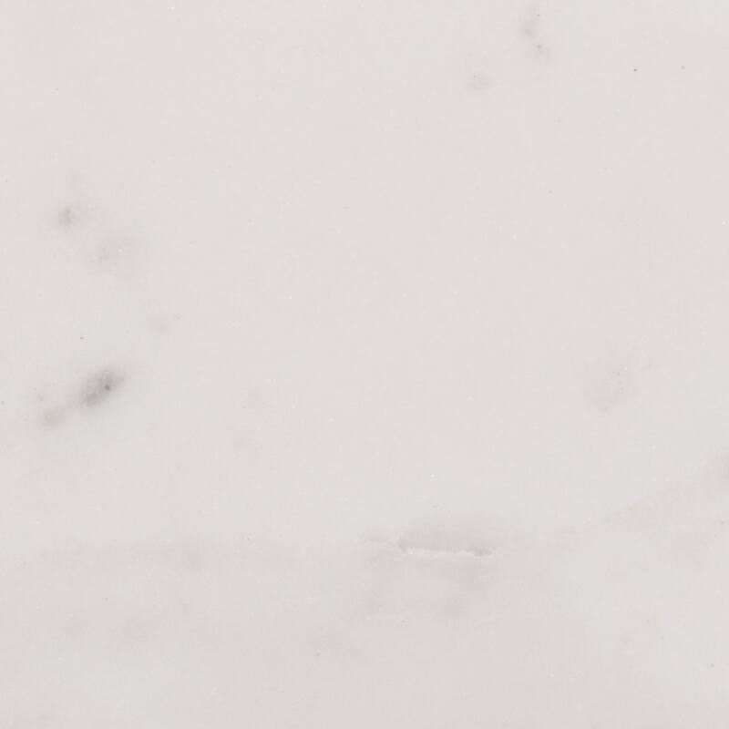 Pinon Modern Marble & Wood Round Drink Table, 10"W x 10"D x 22"H, by Sevita