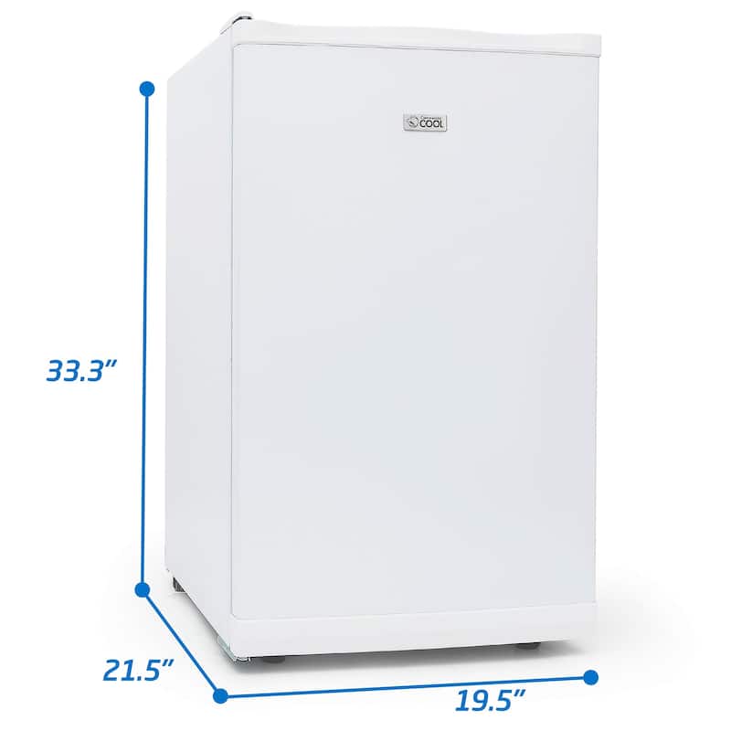 2.8 Cu. Ft. Upright Freezer,White
