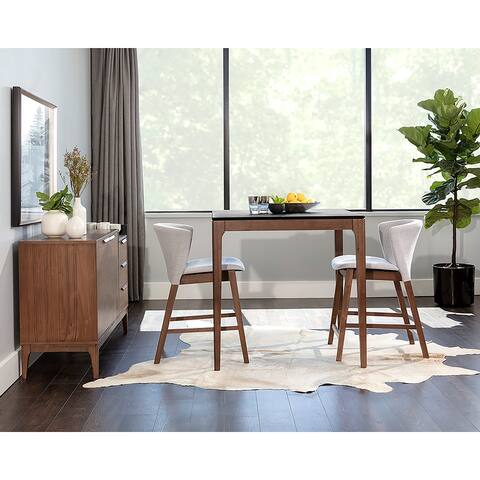 Jaxton Counter Table Set - With 2 X Hadley Counter Stool
