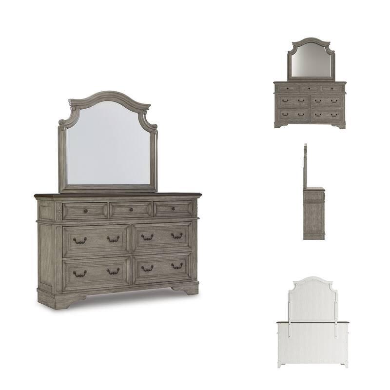 Signature Design by Ashley Lodenbay Gray/Brown Dresser and Mirror