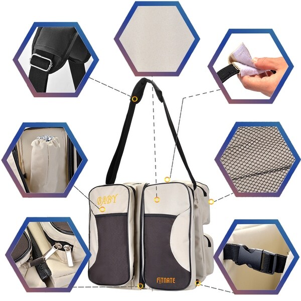 multi pocket diaper bag