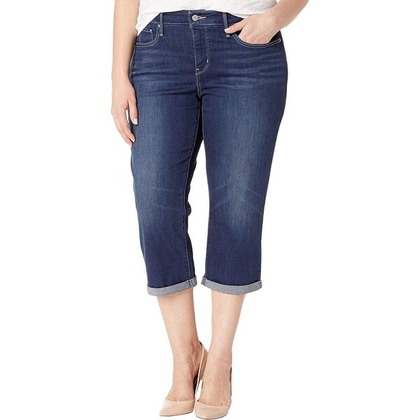 levi capris plus size