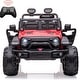 preview thumbnail 12 of 22, 24V Kids Ride On Car with Remote Control,Ride On Truck with 2 Seats 20" Extra Large Seat Wide Red
