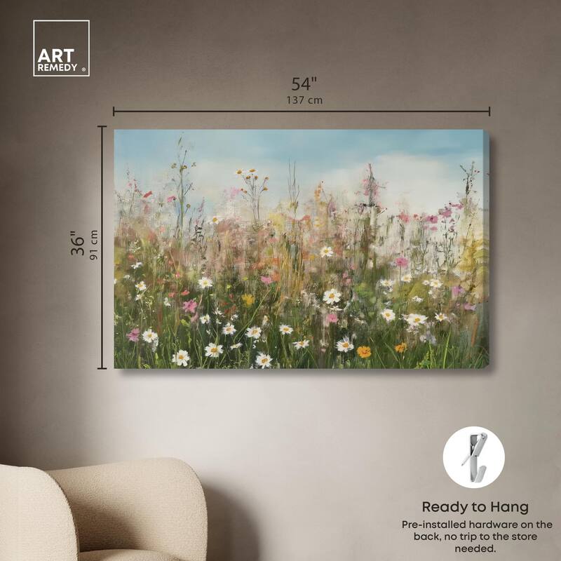 Glimmering Glade Garden I Canvas by Art Remedy, Gallery Wrapped