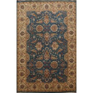 Vegetable Dye Floral Sultanabad Oriental Area Rug Wool Hand-Knotted - 10'0" x 14'2"
