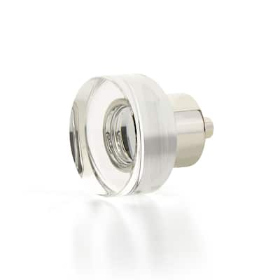 Schaub and Company City Lights 1-3/8" Round Disc Glass Cabinet Knob