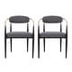 preview thumbnail 8 of 107, Modern Industrial Elmore Upholstered Dining Chairs (Set of 2) with Iron Frame by Christopher Knight Home