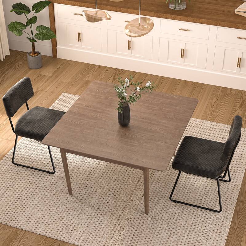 Modern Set of 2/4/6/8 Dining Chairs Upholstered Chairs with Open Back for Dining Room and Kitchen
