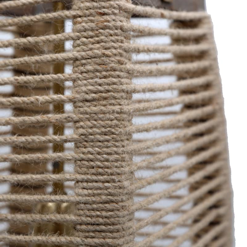 The Curated Nomad 25.5"L x 8"W Rope Pendant Light - 40