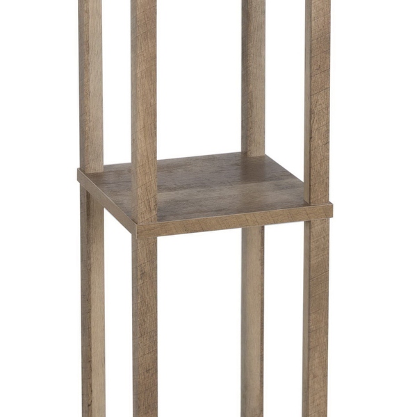 Better homes and gardens crossmill shelf floor lamp top