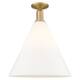 Option Brushed Brass / Matte White