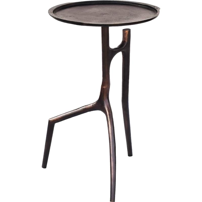 Renwil Maadi Indoor Aluminum Table, Bronze