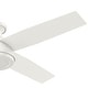 preview thumbnail 3 of 20, Hunter 52" Dempsey Low Profile Ceiling Fan with Handheld Remote - Contemporary, Transitional, Industrial, Farmhouse