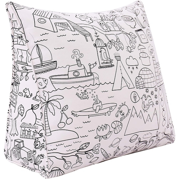 Bed Rest Reading Wedge Pillow Sofa Back Support Lounge Cushion Adult. Opens flyout.