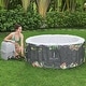 preview thumbnail 5 of 8, Bestway SaluSpa Aruba AirJet Inflatable Hot Tub with 110 Soothing Jets, Gray - 66.93 x 66.93 x 25.98 inches