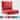 Outdoor Deep Seat Cushion 24 x 24 x 6 Inch - Red - 6 Inch