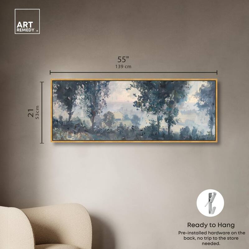 Early Morning Panoramic Canvas by Art Remedy