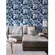 York Wallcoverings Blue Arch Architectural Peel and Stick Wallpaper ...