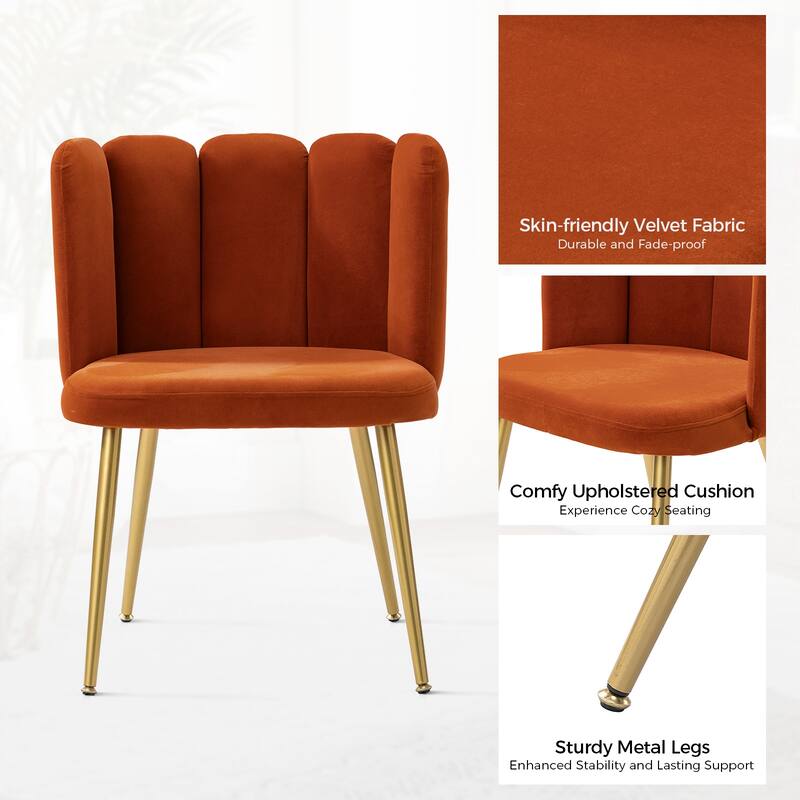 Anjela Side Chair with Tufted Back Set of 2